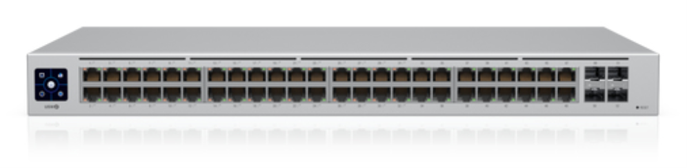 SWITCH UBIQUITI USW-48-POE UNIFI SWITCH 48 (32 POE+ 4 SFP) GEN2 - detalle