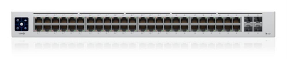 SWITCH UBIQUITI USW-48-POE UNIFI SWITCH 48 (32 POE+ 4 SFP) GEN2 - detalle