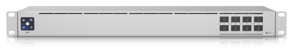SWITCH UBIQUITI USW-AGGREGATION UNIFI 8 PORT 10 GIGABIT - detalle
