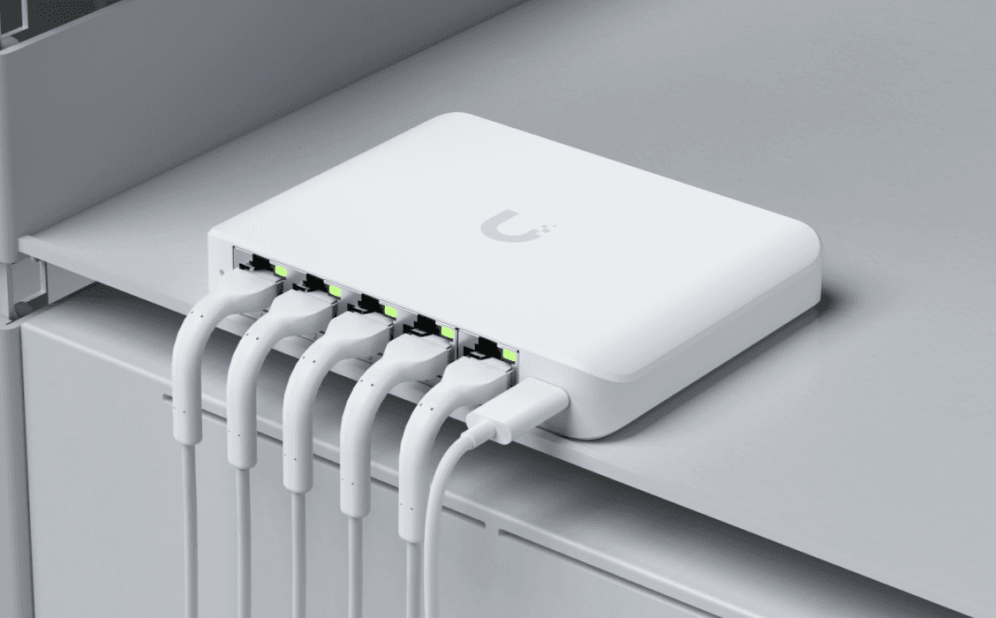 SWITCH UBIQUITI USW-FLEX-2.5G-5 UNIFI SWITCH FLEX 2.5GB - detalle