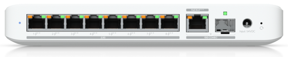 SWITCH UBIQUITI USW-Flex-2.5G-8-PoE UNIFI 2.5G 8 PUERTOS POE - detalle