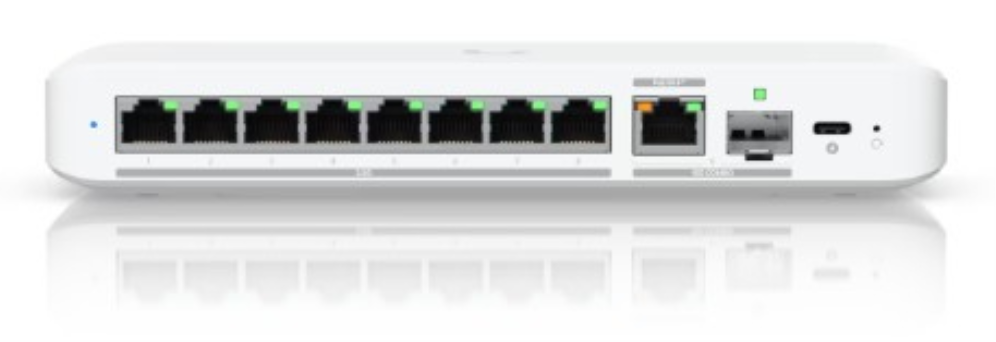 SWITCH UBIQUITI USW-Flex-2.5G-8 UNIFI FLEX 2.5GB 8 PUERTOS - detalle