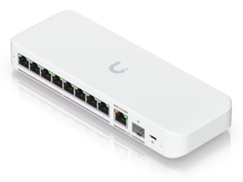 SWITCH UBIQUITI USW-Flex-2.5G-8 UNIFI FLEX 2.5GB 8 PUERTOS - detalle