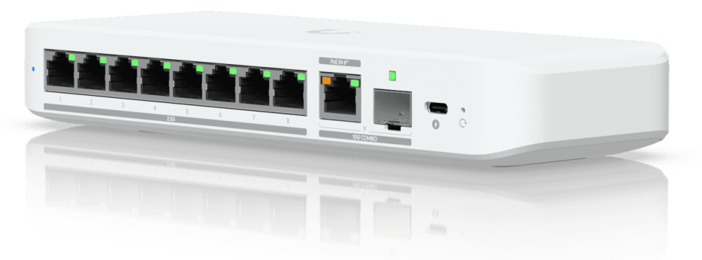 SWITCH UBIQUITI USW-Flex-2.5G-8 UNIFI FLEX 2.5GB 8 PUERTOS