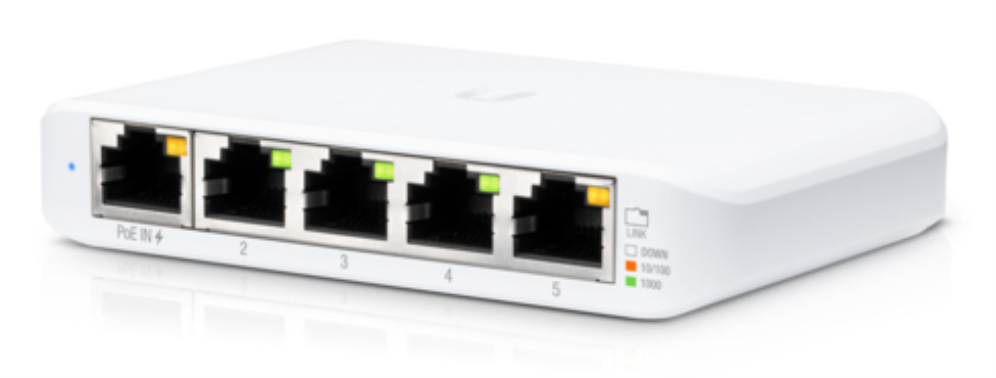 SWITCH UBIQUITI USW-FLEX-MINI UNIFI SWITCH FLEX MINI 5 PUERTOS PACK 3 UND