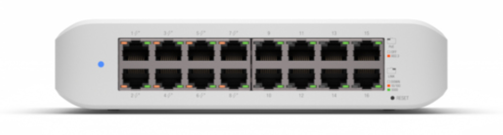 SWITCH UBIQUITI USW-LITE-16-POE UNIFI SWITCH LITE-16