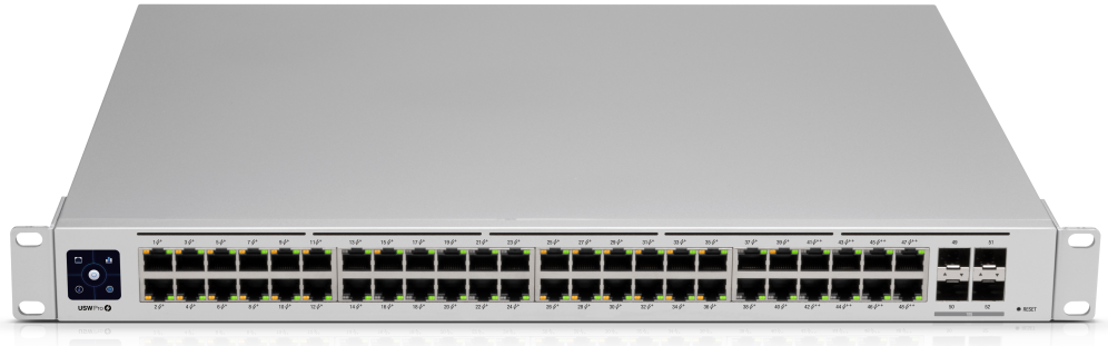 SWITCH UBIQUITI USW-PRO-48-POE UNIFI SWITCH PRO 48 POE (40+ 8++ 2 SFP+) - detalle