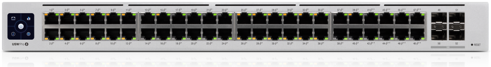 SWITCH UBIQUITI USW-PRO-48-POE UNIFI SWITCH PRO 48 POE (40+ 8++ 2 SFP+)