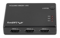 SWITCH VIDEO LANBERG 3 X HDMI + MICRO USB NEGRO CONTROL REMOTO