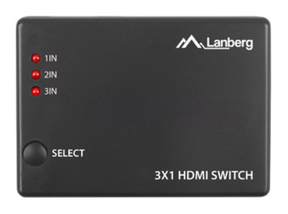 SWITCH VIDEO LANBERG 3 X HDMI + MICRO USB NEGRO CONTROL REMOTO - detalle