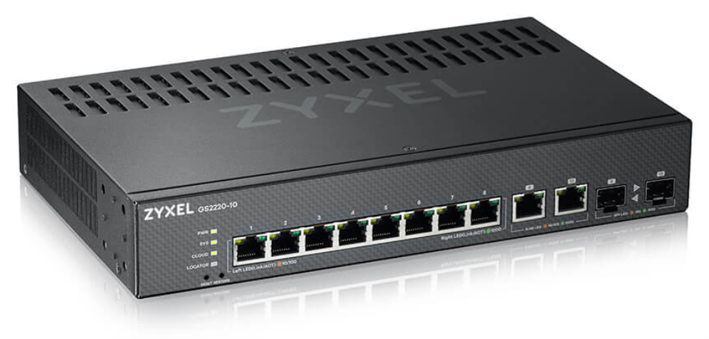 SWITCH ZYXEL EU REGION 8-PORT GBE L2 SWITCH