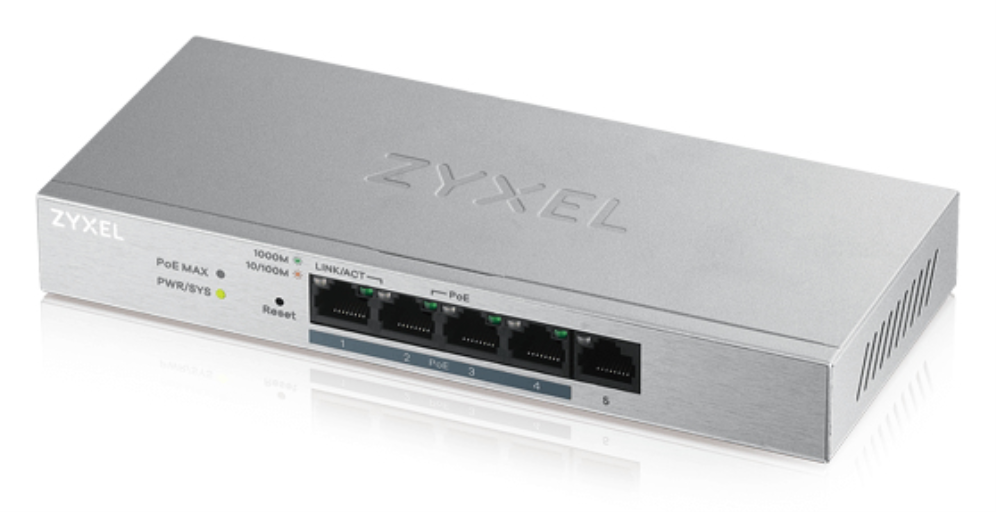 SWITCH ZYXEL GS1200-5HP V2