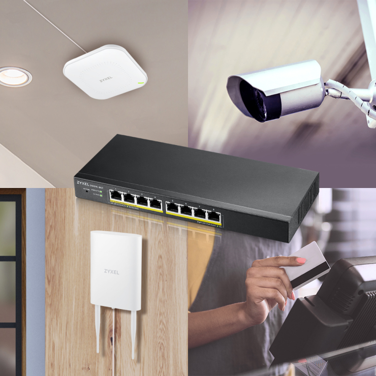 SWITCH ZYXEL GS1915-8EP 8-PORT GBE POECPNTSMART HYBRID MODE SWITCH - detalle