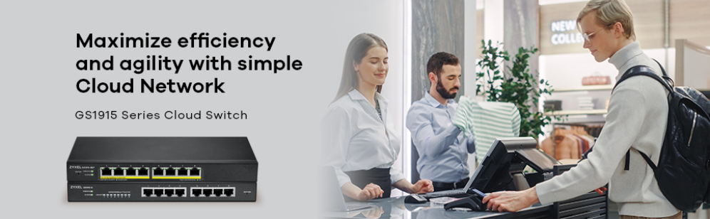 SWITCH ZYXEL GS1915-8EP 8-PORT GBE POECPNTSMART HYBRID MODE SWITCH - detalle