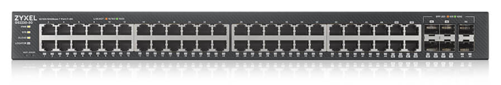 SWITCH ZYXEL GS2220-50 48 PUERTOS L2 GIGABIT GESTIONABLE - detalle
