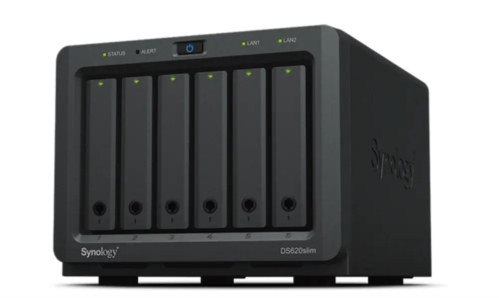 Synology DiskStation DS620SLIM servidor de almacenamiento NAS Escritorio Intel® Celeron® J3355 2 GB DDR3L 0 TB DiskStati