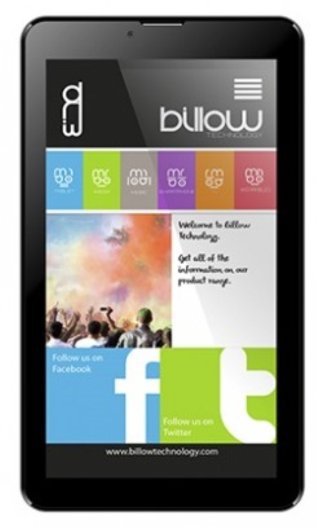 Billow X703B tablet 8 GB 17.8 cm (7") 1 GB Wi-Fi 4 (802.11n) Android 8.1 Negro