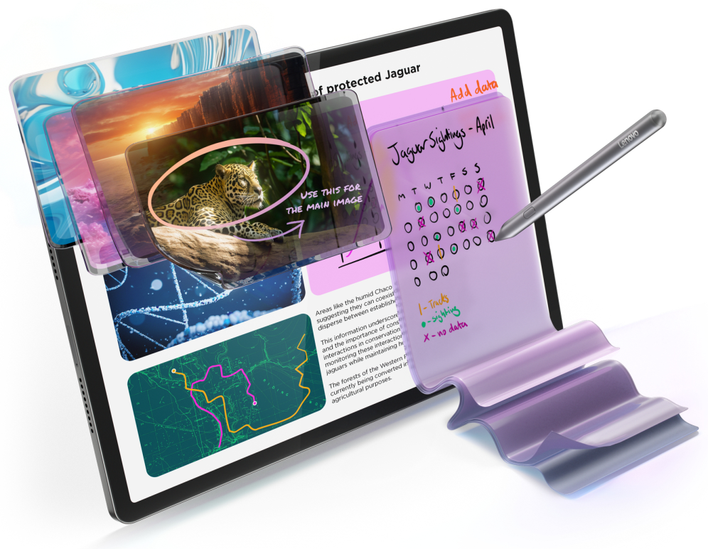 TABLET LENOVO IDEA TAB PRO MEDIATEK 8GB 256GB 12,7" 3K ANDROID 14" + PEN - detalle