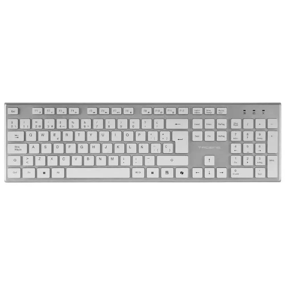Tacens 3EN1 Teclado+Ratón+Alfom Inalámbrico Blanco - detalle