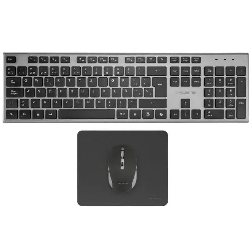 Tacens 3EN1 Teclado+Ratón+Alfom Inalámbrico Negro - detalle