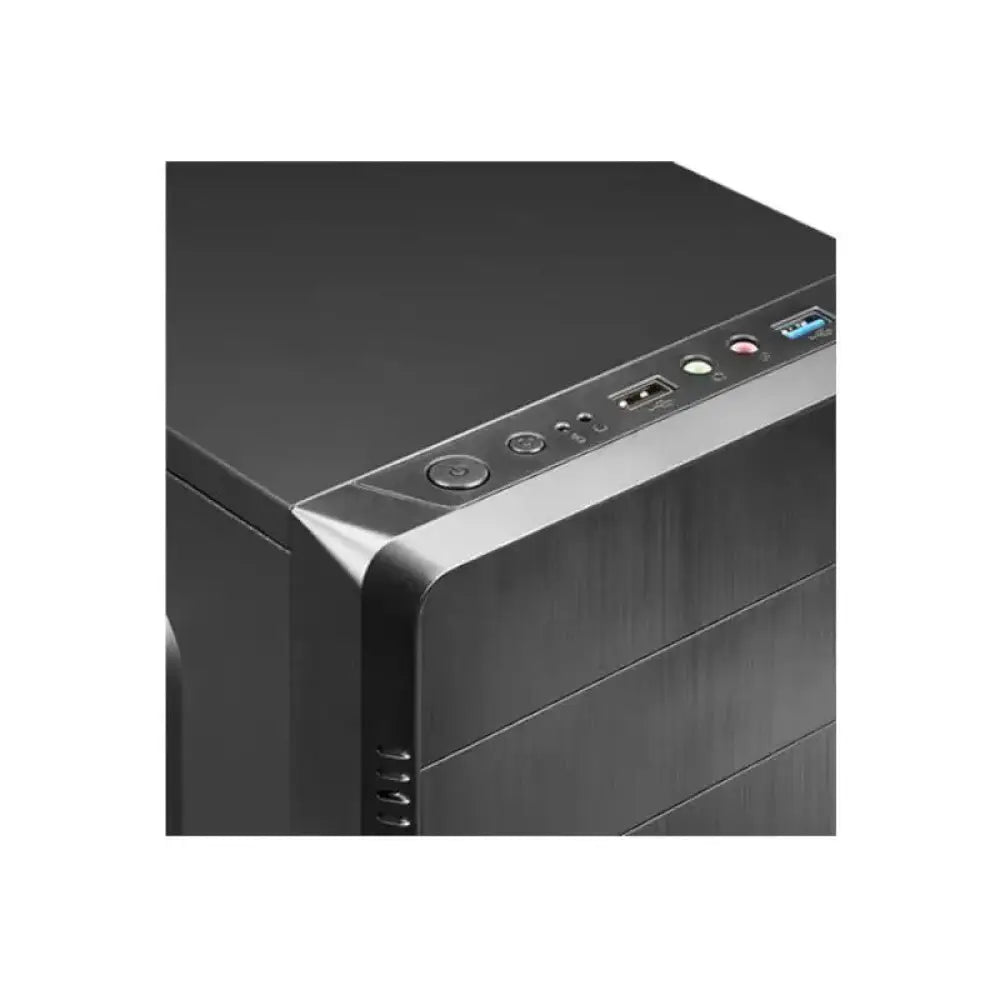 Fuente de alimentación TACENS Micro-ATX ACM500 de 500W instalada en una minitorre o microtorre.