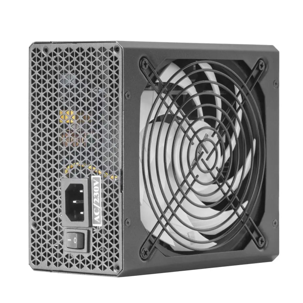 Fuente de alimentación TACENS Radix Eco X 650W con ventilador de 14 cm en color negro.