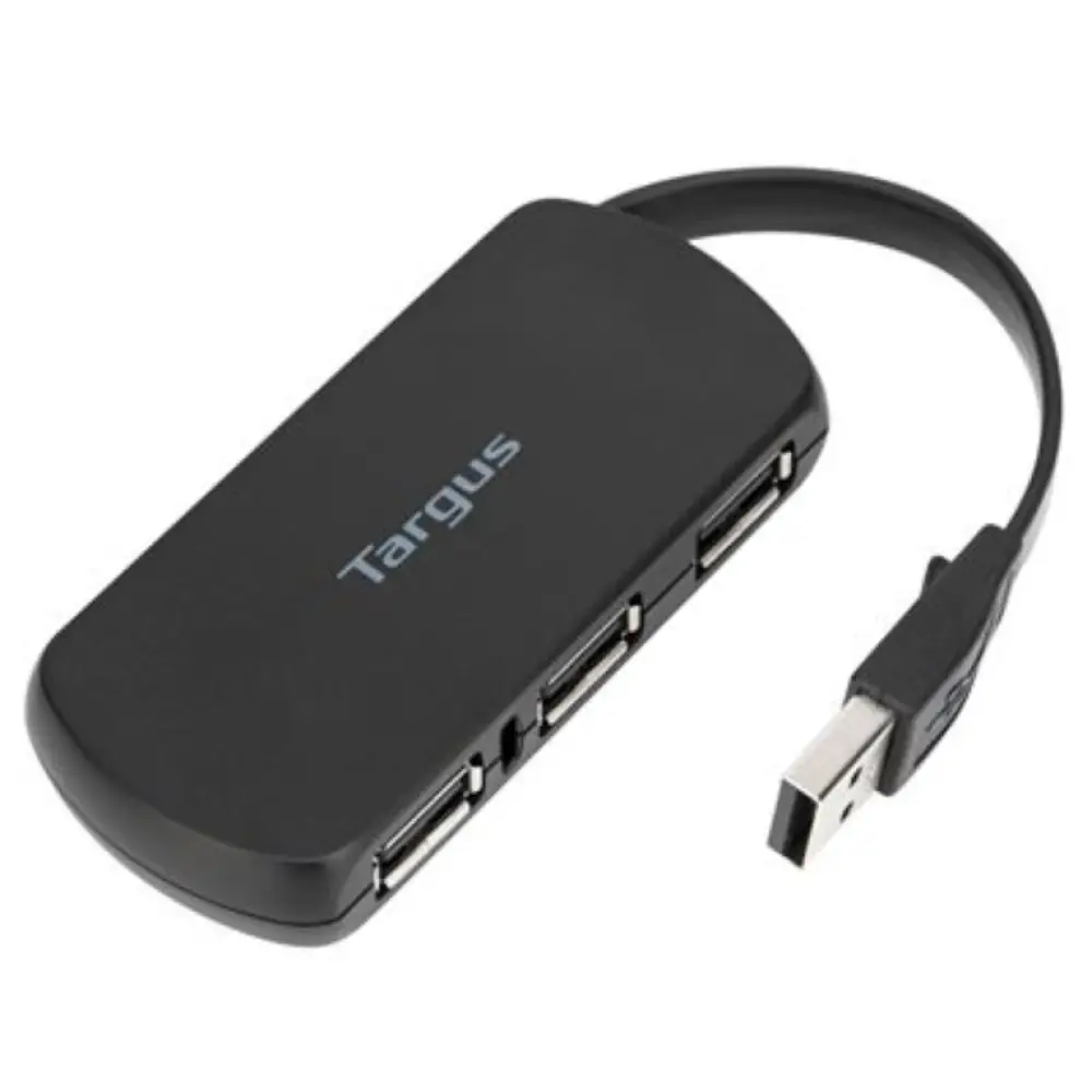 Targus ACH114EU hub de interfaz USB 2.0 480 Mbit/s Negro - detalle