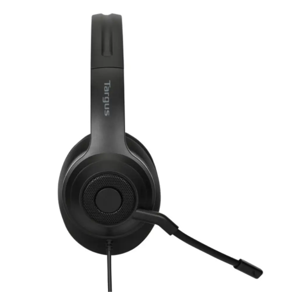 Targus AEH102GL auricular y casco Auriculares Alámbrico Diadema Llamadas/Música USB tipo A Negro - detalle