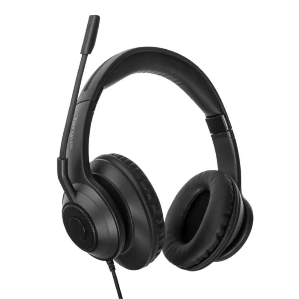 Targus AEH102GL auricular y casco Auriculares Alámbrico Diadema Llamadas/Música USB tipo A Negro - detalle