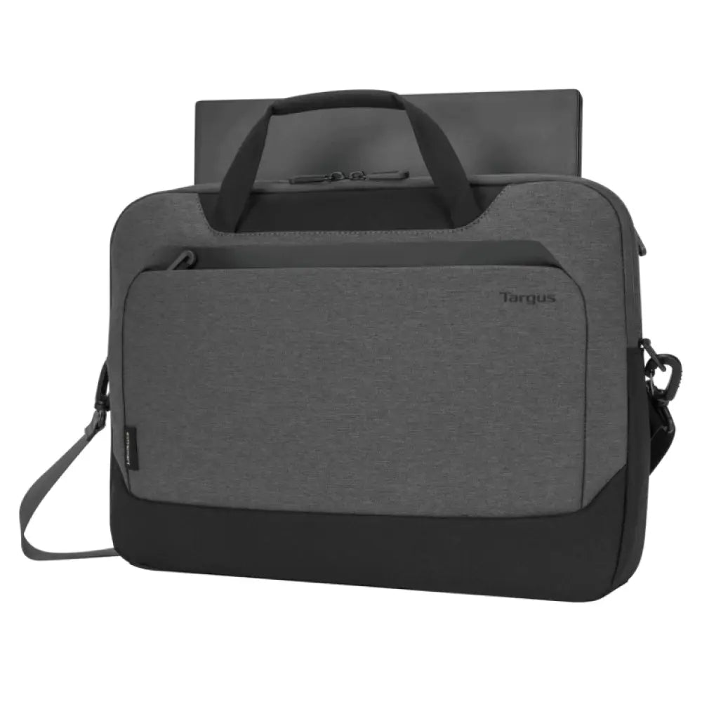 Targus CypressEco 39.6 cm (15.6") Maletín Negro. Gris - detalle