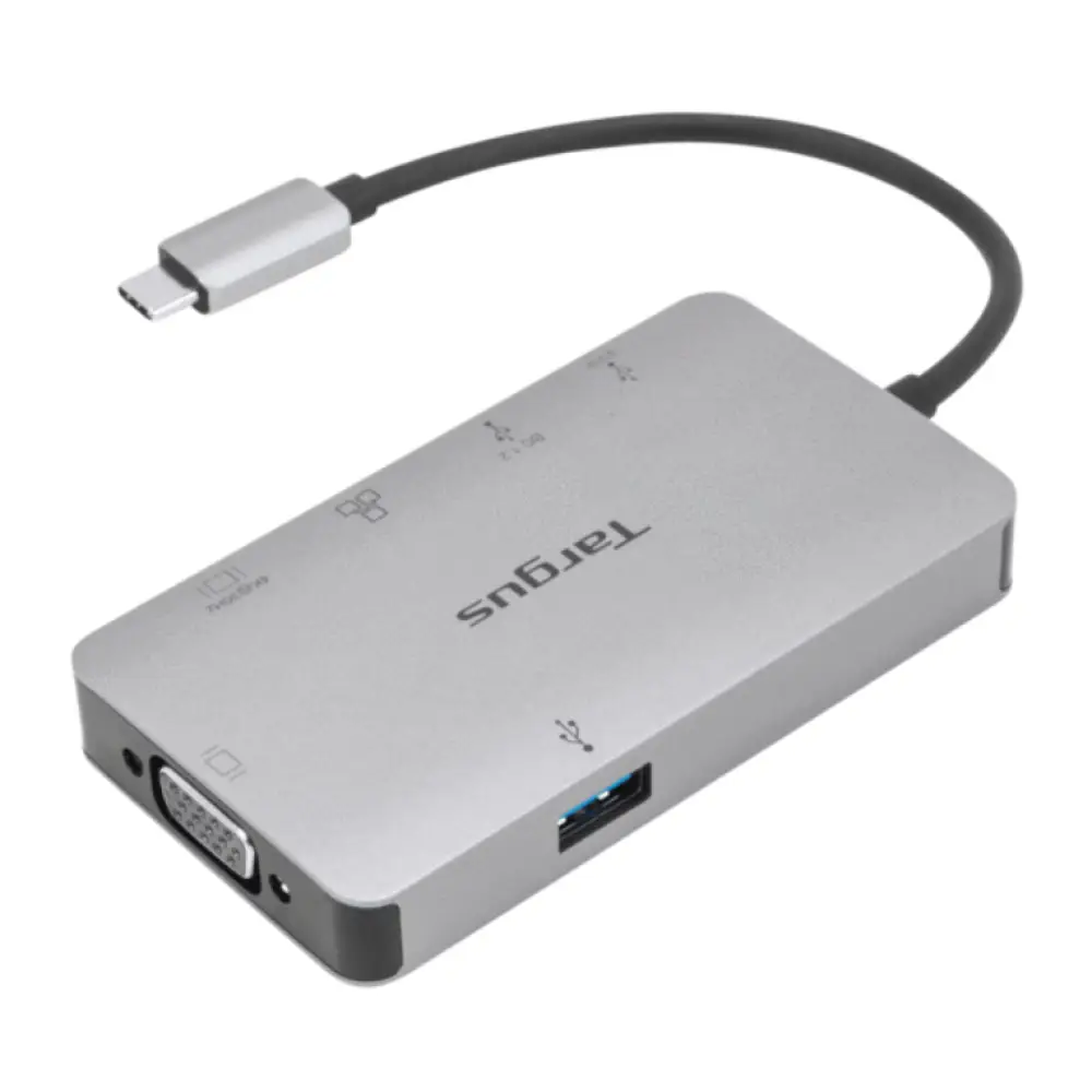 Targus DOCK419 Alámbrico USB 3.2 Gen 1 (3.1 Gen 1) Type-C Gris - detalle