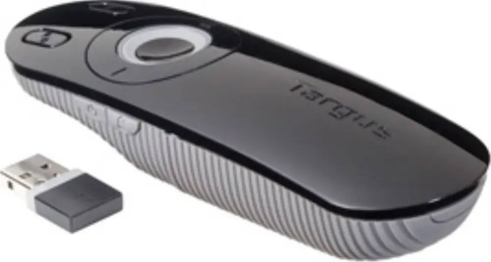 Targus Laser Presentation Remote apuntador inalámbricos Negro. Gris - detalle