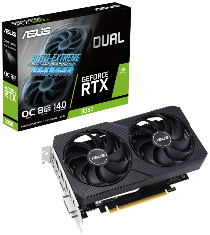 TARJETA GRAFICA ASUS DUAL RTX 3050 OC 8GB V2 - detalle