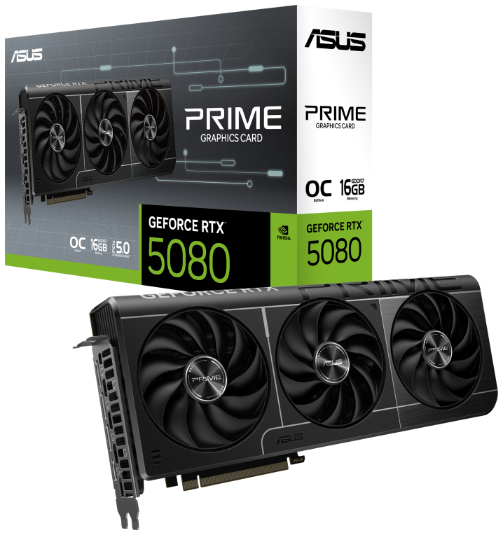 TARJETA GRAFICA ASUS PRIME RTX5080 O16G - detalle