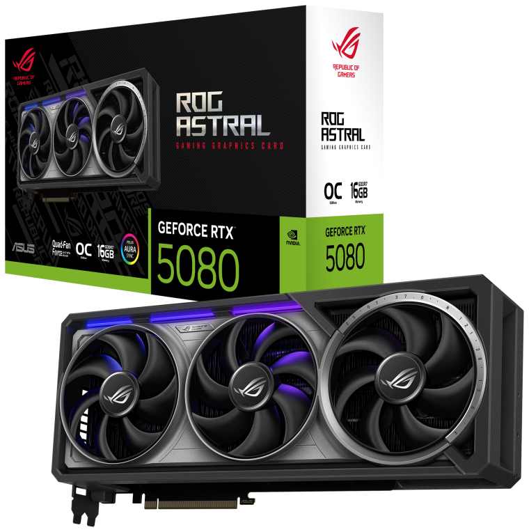 TARJETA GRAFICA ASUS ROG ASTRAL-RTX5080-O16G-GAMING - detalle