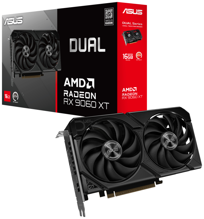 TARJETA GRAFICA ASUS RX9060XT GDDR6 16GB - detalle