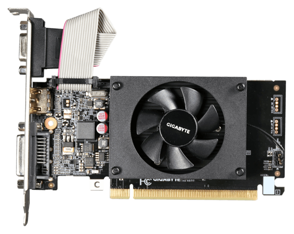 TARJETA GRAFICA GIGABYTE GT 710 2GB DDR3 - detalle