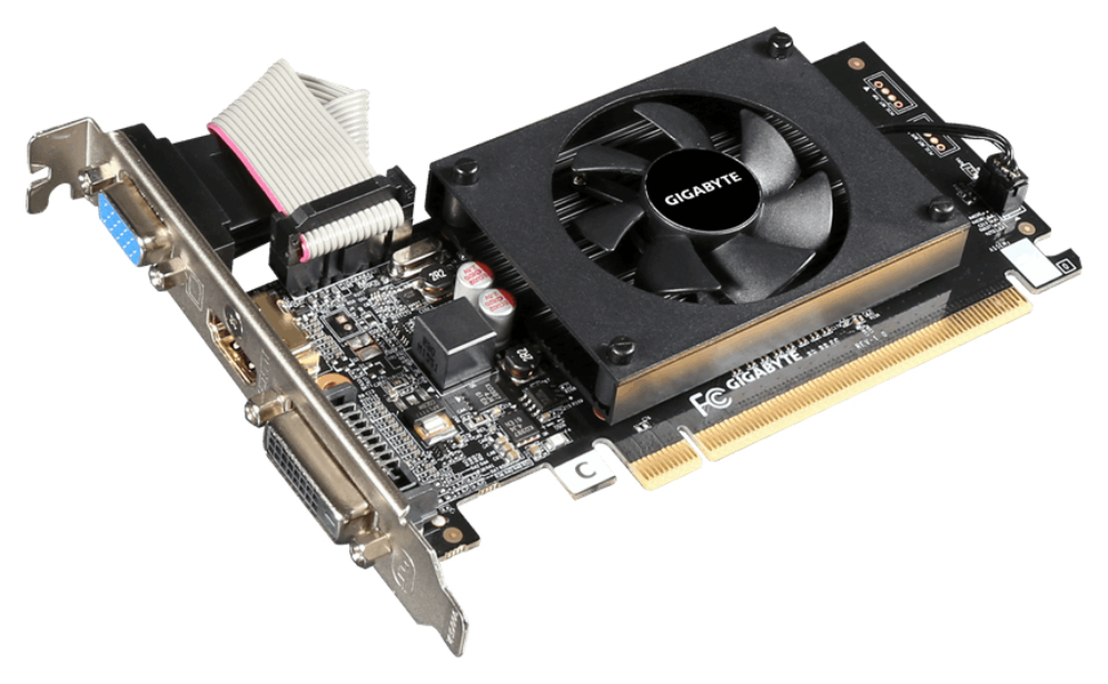 TARJETA GRAFICA GIGABYTE GT 710 2GB DDR3 - detalle