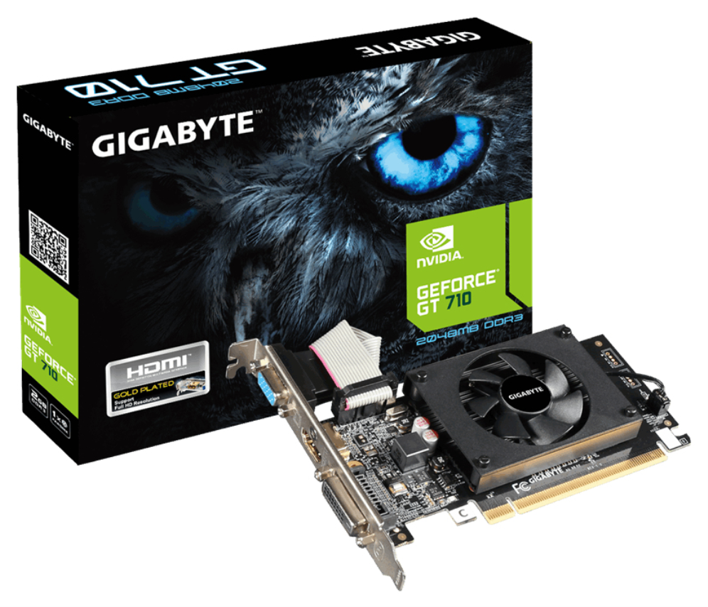 TARJETA GRAFICA GIGABYTE GT 710 2GB DDR3