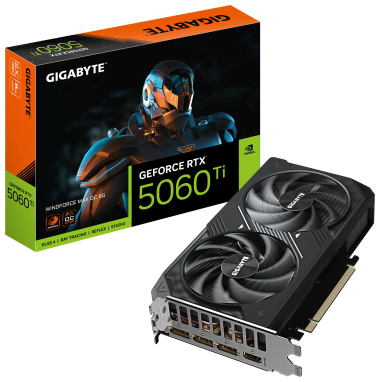 TARJETA GRAFICA GIGABYTE RTX 5060TI 8GB GDDR7