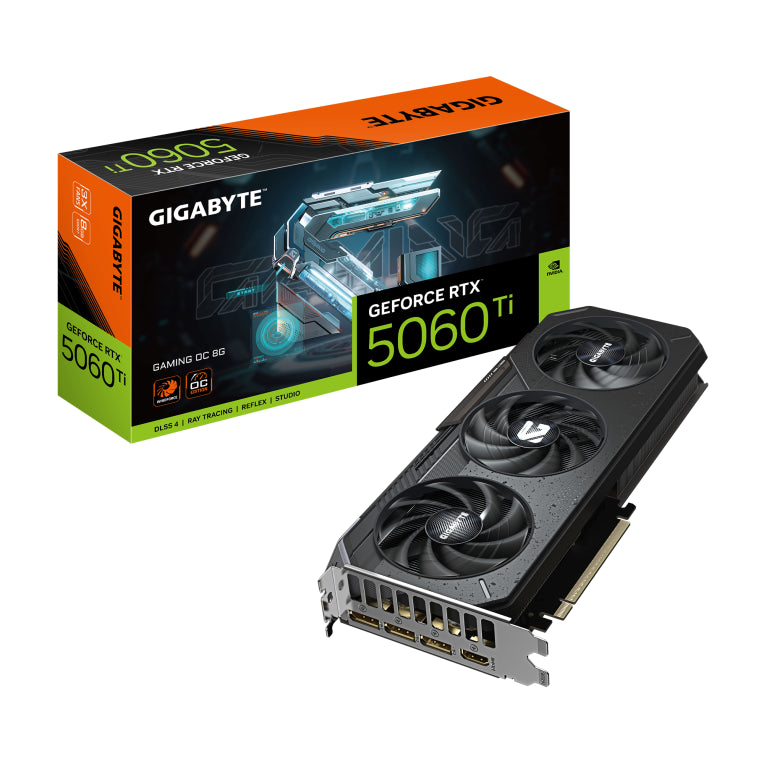 TARXETA GRÁFICA GIGABYTE GeForce RTX 5060 TI GAMING OC 8G NVIDIA
