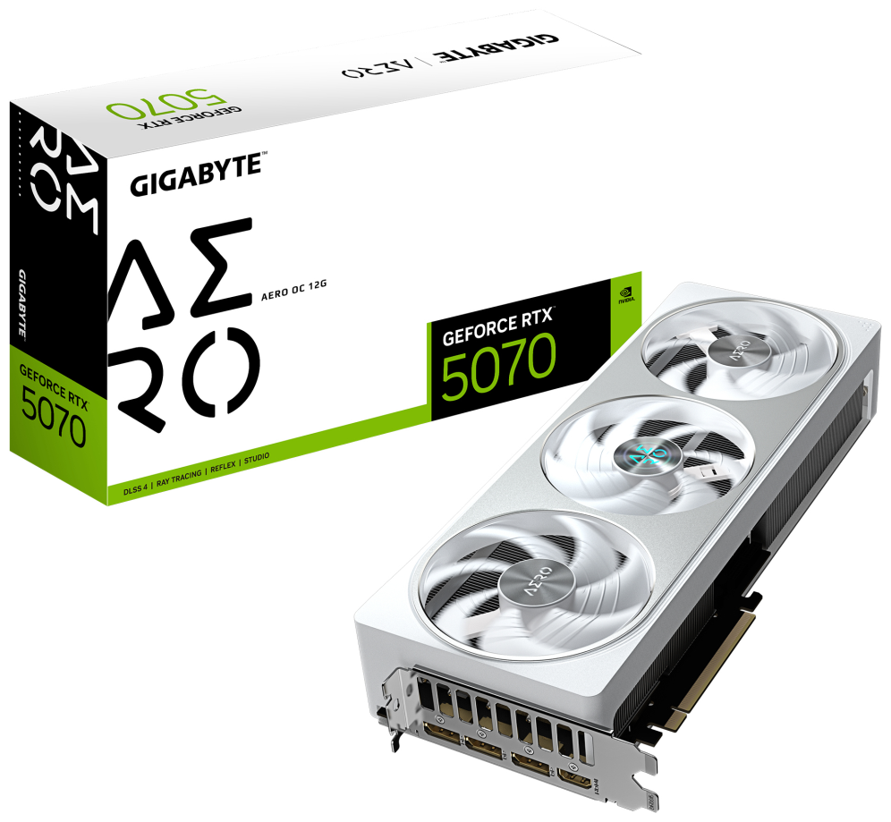 TARJETA GRAFICA GIGABYTE RTX 5070 AERO OC 12GB