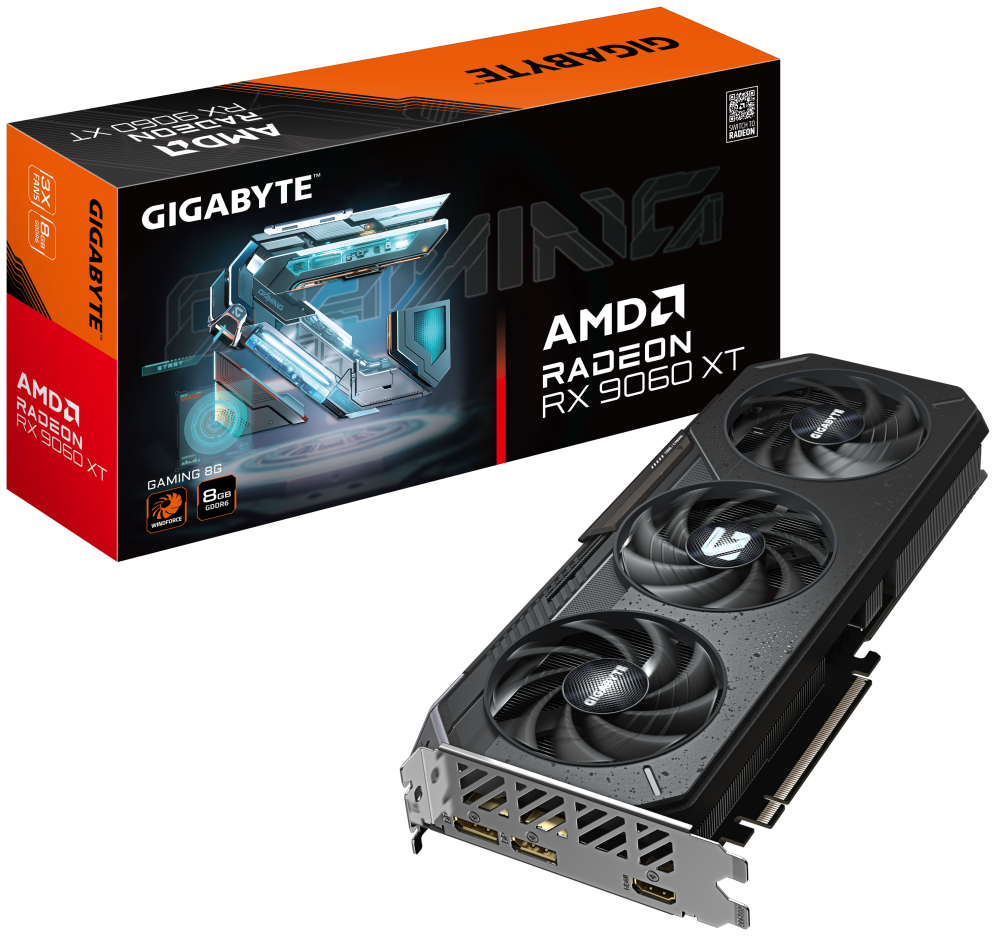 TARJETA GRAFICA GIGABYTE RX 9060XT GAMING 8GB