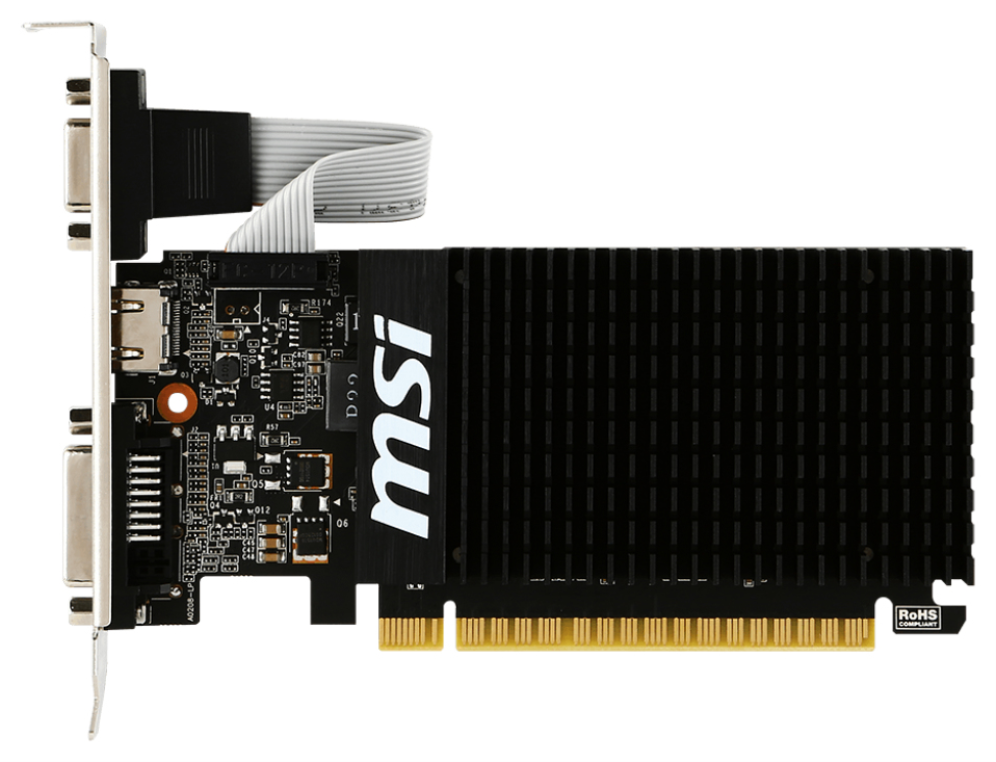 TARJETA GRAFICA MSI GT 710 2GD3H LP - detalle