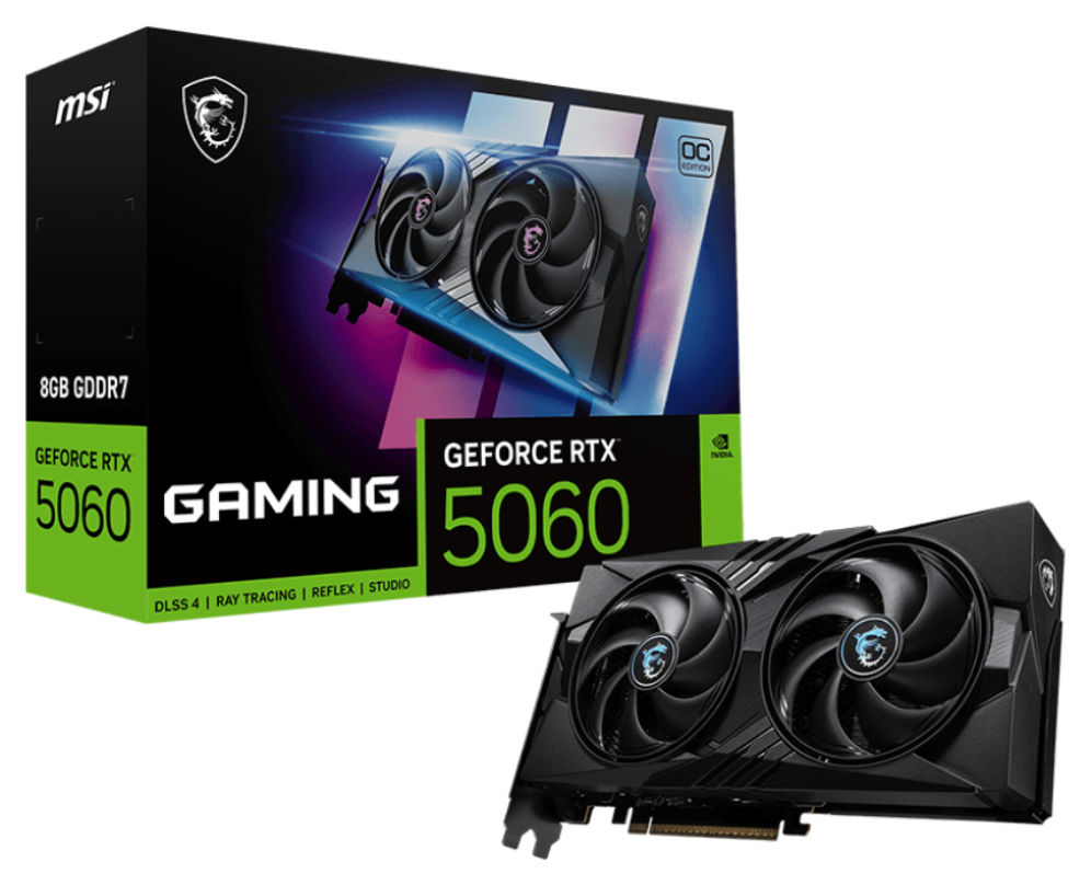 TARJETA GRAFICA MSI RTX 5060 8G GAMING OC