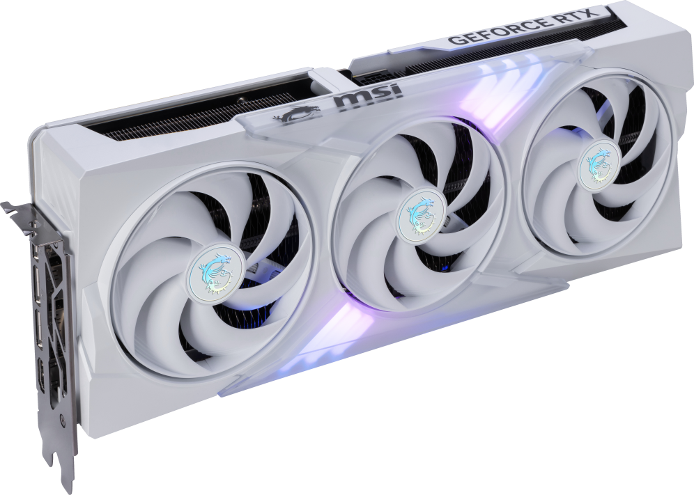 TARJETA GRAFICA MSI RTX 5080 16G GAMING TRIO OC WHITE - detalle