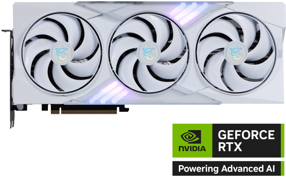 TARJETA GRAFICA MSI RTX 5080 16G GAMING TRIO OC WHITE - detalle