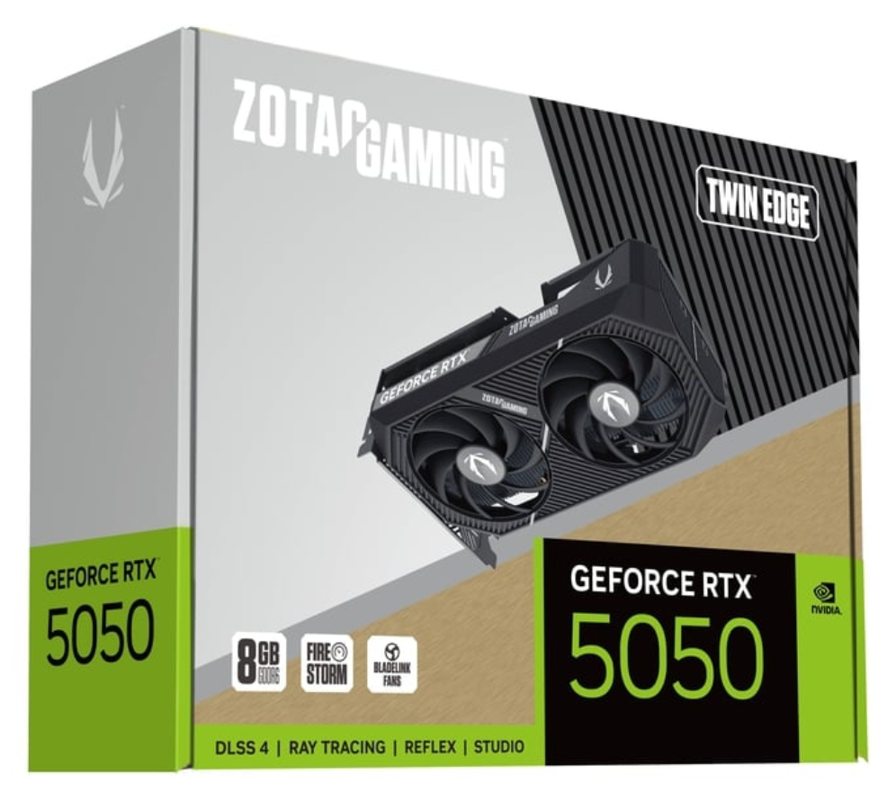 TARJETA GRAFICA ZOTAC RTX 5050 8GB TWIN EDGE GDDR6 - detalle