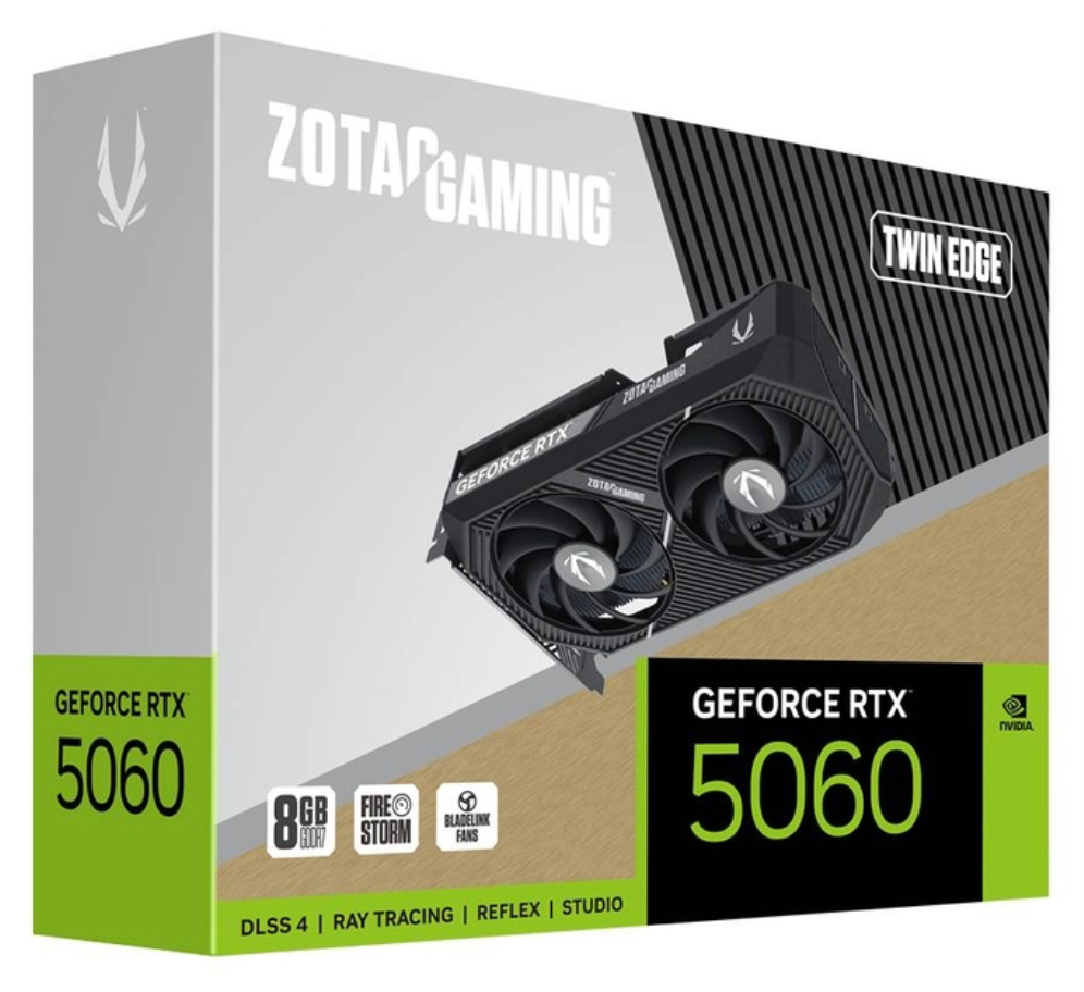 TARJETA GRAFICA ZOTAC RTX 5060 TWIN EDGE 8GB - detalle