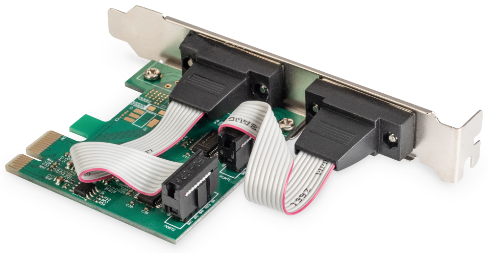 TARJETA PCI-E DIGITUS 2 PUERTOS SERIE RS232 - detalle